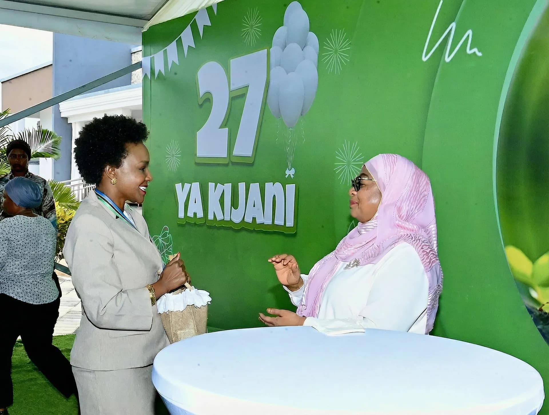 Meeting President Samia Suluhu Hassan at 27 Ya Kijani