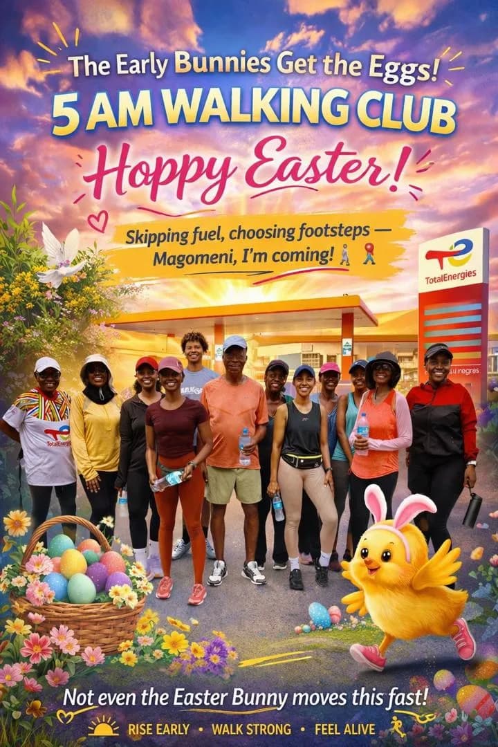 5 AM Walking Club, Easter edition